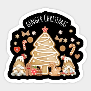 Gingerbread Christmas Sticker